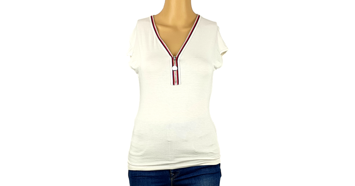 Top Sans Manches Morgan Taille M (38) - Couleur Marine - Occasion Très Bon état